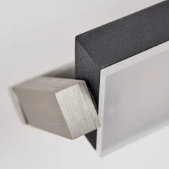 Hofstein Waltenheim Wandleuchte LED Nickel-Matt, Schwarz, 1-flammig -Wandleuchten Verkauf waltenheim wandleuchte h3654361 2