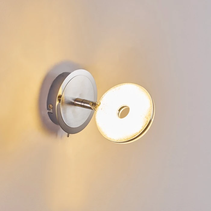 Hofstein Wandleuchte Donot LED Nickel-Matt, Chrom, 1-flammig 15 Hofstein Wandleuchte Donot LED Nickel-Matt, Chrom, 1-flammig - Image 15