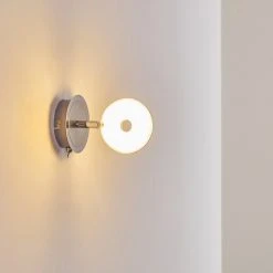 Hofstein Wandleuchte Donot LED Nickel-Matt, Chrom, 1-flammig 35 Hofstein Wandleuchte Donot LED Nickel-Matt, Chrom, 1-flammig -Wandleuchten Verkauf wandleuchte donot h3021293 do2 15