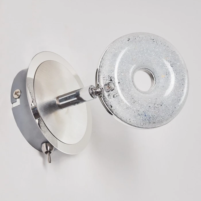 Hofstein Wandleuchte Donot LED Nickel-Matt, Chrom, 1-flammig 17 Hofstein Wandleuchte Donot LED Nickel-Matt, Chrom, 1-flammig - Image 17