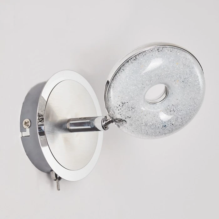 Hofstein Wandleuchte Donot LED Nickel-Matt, Chrom, 1-flammig 19 Hofstein Wandleuchte Donot LED Nickel-Matt, Chrom, 1-flammig - Image 19