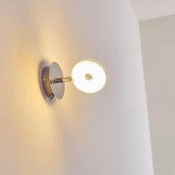 Hofstein Wandleuchte Donot LED Nickel-Matt, Chrom, 1-flammig 22 Hofstein Wandleuchte Donot LED Nickel-Matt, Chrom, 1-flammig -Wandleuchten Verkauf wandleuchte donot h3021293 do2 2