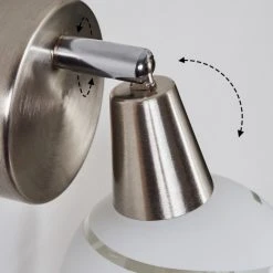 Hofstein Warga Wandleuchte LED Nickel-Matt, 1-flammig 17 Hofstein Warga Wandleuchte LED Nickel-Matt, 1-flammig -Wandleuchten Verkauf warga wandleuchte h3395219 5