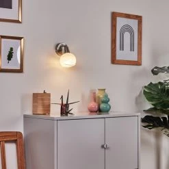 Hofstein Warga Wandleuchte LED Nickel-Matt, 1-flammig 18 Hofstein Warga Wandleuchte LED Nickel-Matt, 1-flammig -Wandleuchten Verkauf warga wandleuchte h3395219 6