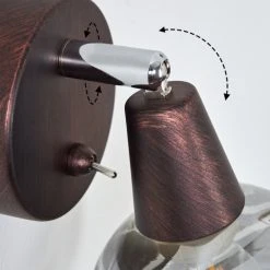 Hofstein Warga Wandleuchte LED Bronze, 1-flammig -Wandleuchten Verkauf warga wandleuchte h3395363 2