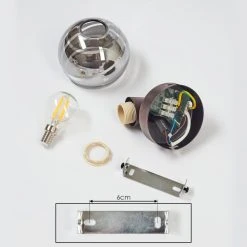 Hofstein Warga Wandleuchte LED Bronze, 1-flammig -Wandleuchten Verkauf warga wandleuchte h3395363 4