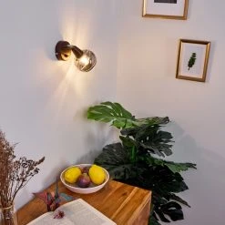 Hofstein Warga Wandleuchte LED Bronze, 1-flammig -Wandleuchten Verkauf warga wandleuchte h3395363 6