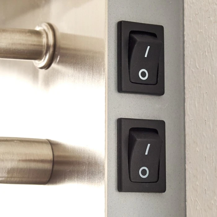 Hofstein Wiby Wandleuchte LED Nickel-Matt, 2-flammig 14 Hofstein Wiby Wandleuchte LED Nickel-Matt, 2-flammig - Image 14