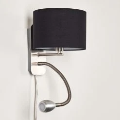 Hofstein Wiby Wandleuchte LED Nickel-Matt, 2-flammig -Wandleuchten Verkauf wiby wandleuchte h3295885 do1 18