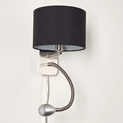 Hofstein Wiby Wandleuchte LED Nickel-Matt, 2-flammig -Wandleuchten Verkauf wiby wandleuchte h3295885 do1 19