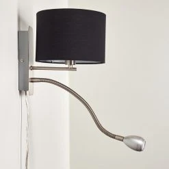 Hofstein Wiby Wandleuchte LED Nickel-Matt, 2-flammig -Wandleuchten Verkauf wiby wandleuchte h3295885 do1 22