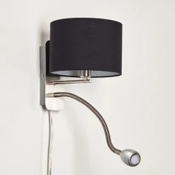 Hofstein Wiby Wandleuchte LED Nickel-Matt, 2-flammig -Wandleuchten Verkauf wiby wandleuchte h3295885 do1 8