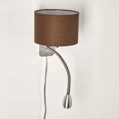 Hofstein Wiby Wandleuchte LED Nickel-Matt, 2-flammig -Wandleuchten Verkauf wiby wandleuchte h3295908 do1 6