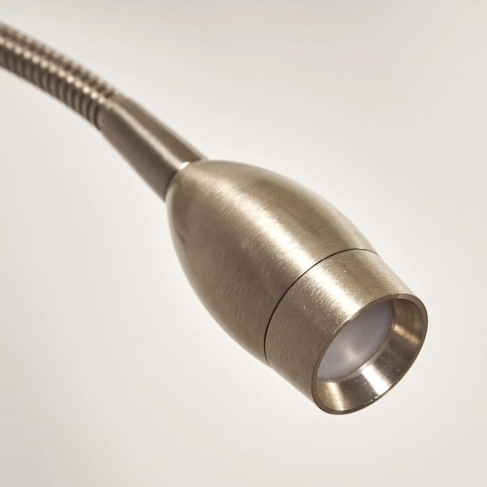 Hofstein Wiby Wandleuchte LED Nickel-Matt, 2-flammig 11 Hofstein Wiby Wandleuchte LED Nickel-Matt, 2-flammig - Image 11