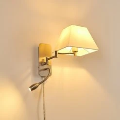 Hofstein Wiby Wandleuchte LED Nickel-Matt, 2-flammig 47 Hofstein Wiby Wandleuchte LED Nickel-Matt, 2-flammig -Wandleuchten Verkauf wiby wandleuchte h3295922 do1 19