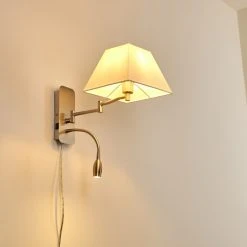 Hofstein Wiby Wandleuchte LED Nickel-Matt, 2-flammig 48 Hofstein Wiby Wandleuchte LED Nickel-Matt, 2-flammig -Wandleuchten Verkauf wiby wandleuchte h3295922 do1 20