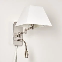 Hofstein Wiby Wandleuchte LED Nickel-Matt, 2-flammig 53 Hofstein Wiby Wandleuchte LED Nickel-Matt, 2-flammig -Wandleuchten Verkauf wiby wandleuchte h3295922 do1 25