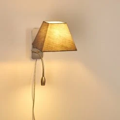 Hofstein Wiby Wandleuchte LED Nickel-Matt, 2-flammig -Wandleuchten Verkauf wiby wandleuchte h3295946 do1 14