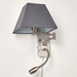 Hofstein Wiby Wandleuchte LED Nickel-Matt, 2-flammig -Wandleuchten Verkauf wiby wandleuchte h3295946 do1 18