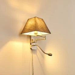 Hofstein Wiby Wandleuchte LED Nickel-Matt, 2-flammig -Wandleuchten Verkauf wiby wandleuchte h3295946 do1 22