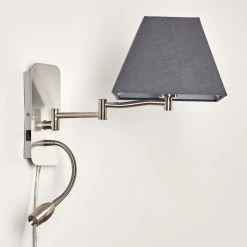 Hofstein Wiby Wandleuchte LED Nickel-Matt, 2-flammig -Wandleuchten Verkauf wiby wandleuchte h3295946 do1 6