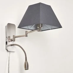 Hofstein Wiby Wandleuchte LED Nickel-Matt, 2-flammig -Wandleuchten Verkauf wiby wandleuchte h3295946 do1 7