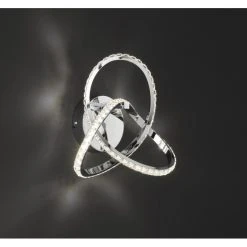 Wofi Leuchten Wofi ABRO Wandleuchte LED Chrom, 1-flammig