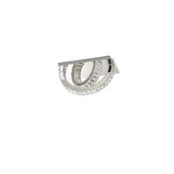 Wofi Leuchten Wofi ANESA Wandleuchte LED Chrom, 1-flammig