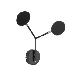 Wofi Leuchten WOFI BELIZE Wandleuchte LED Schwarz, 1-flammig