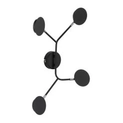 Wofi Leuchten WOFI BELIZE Wandleuchte LED Schwarz, 1-flammig
