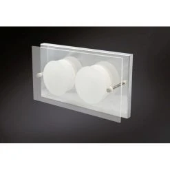 Wofi Leuchten Wofi ENVY Wandleuchte LED Chrom, 2-flammig