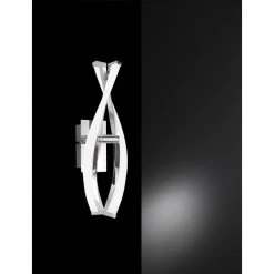 Wofi Leuchten Wofi IDANA Wandleuchte LED Chrom, 2-flammig
