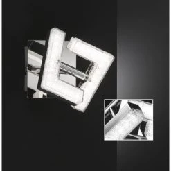 Wofi Leuchten Wofi LEA Wandlampe LED Chrom, 1-flammig -Wandleuchten Verkauf wofi lea wandlampe 4290 01 01 6000 3