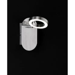 Wofi Leuchten Wofi MONZA Wandleuchte LED Nickel-Matt, 1-flammig