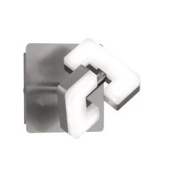 Wofi Leuchten Wofi ZARA Wandlampe LED Nickel-Matt, 1-flammig