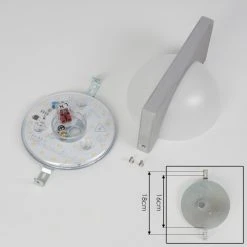 Hofstein Wroxton Wandleuchte LED Aluminium, 1-flammig -Wandleuchten Verkauf wroxton wandleuchte h3561041 4