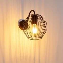 Hofstein Yalmhill Wandleuchte Schwarz, 1-flammig -Wandleuchten Verkauf yalmhill wandleuchte h3351444 10