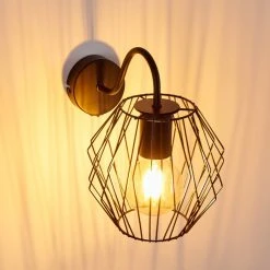 Hofstein Yalmhill Wandleuchte Schwarz, 1-flammig -Wandleuchten Verkauf yalmhill wandleuchte h3351444 14