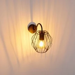 Hofstein Yalmhill Wandleuchte Schwarz, 1-flammig -Wandleuchten Verkauf yalmhill wandleuchte h3351444 4