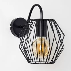 Hofstein Yalmhill Wandleuchte Schwarz, 1-flammig -Wandleuchten Verkauf yalmhill wandleuchte h3351444 7