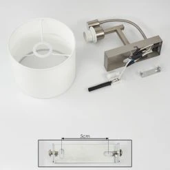 Hofstein Yuruyacu Wandleuchte LED Nickel-Matt, 2-flammig -Wandleuchten Verkauf yuruyacu wandleuchte h3575628 4